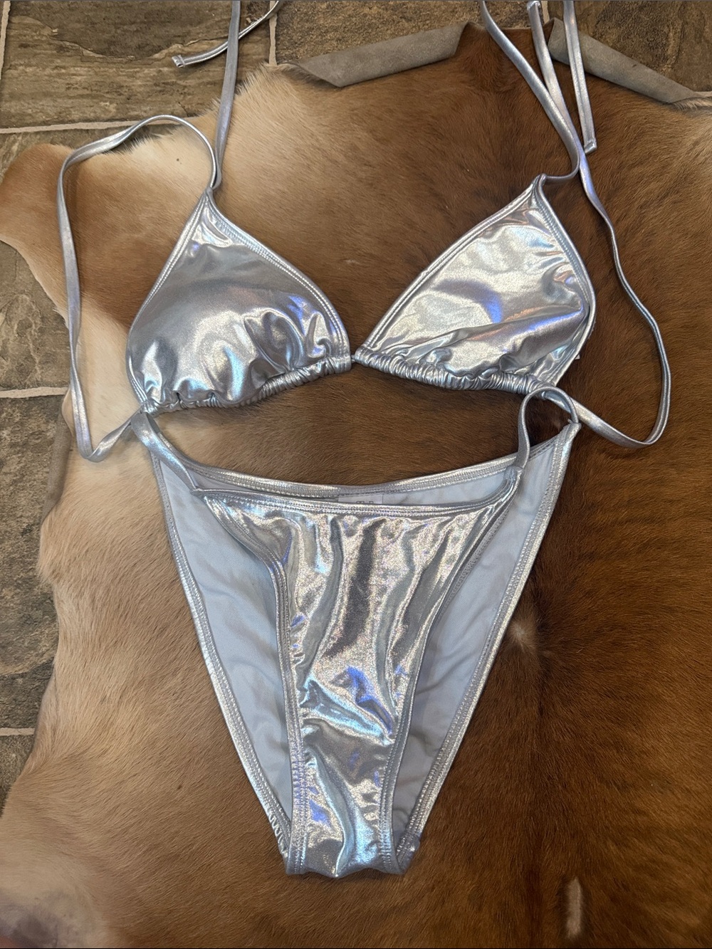 Metalic bikini set